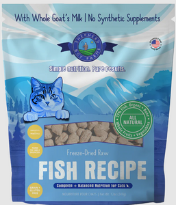 Shepherd Boy Farm Freeze-Dried Cat Recipe Fish 12oz