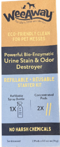 Wee Away Stain Odor Remover Spray Kit w/ Sandalwood Pods