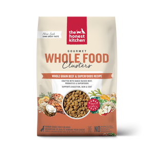 Honest Kitchen Whole Food Clusters Whole Grain Beef & Oat Dog Food 10lb