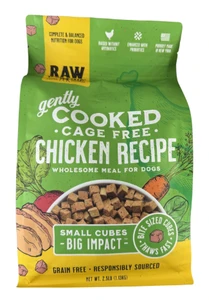 Raw Dynamic Frozen Gently Cooked Dog Food Chicken 2.5lb