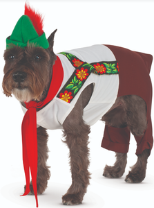 Ruby Slippers Lederhosen Hound Pet Costume Small