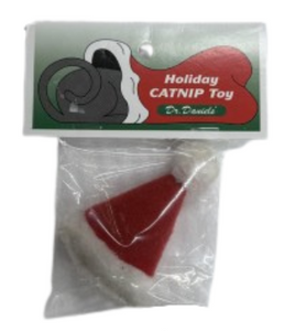Dr. Daniels Holiday Catnip Santa Hat