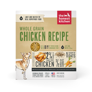 Whole Grain Chicken Recipe Dehydrated Dog Food 2 lb Box