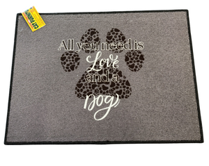 Beatrise Pet Products 18x24 Love & A Dog Door Mat