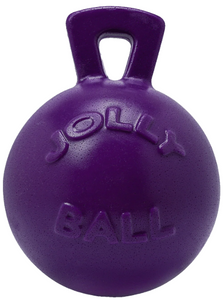 6" Jolly Pets Tug N Toss Purple Dog Toy