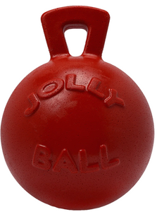 6" Jolly Pets Tug N Toss Red Dog Toy