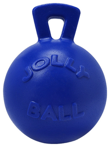 8" Jolly Pets Tug N Toss Blue Dog Toy