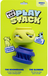 Wag Lab Play Stack 2-Pack Multi Small