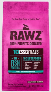 RAWZ 10 Essentials Fish & Dehydrated Fish Cat 3.5 lb.