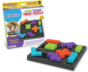 Brightkins Brain Teaser Treat Puzzle (black)