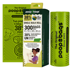 38% Plant based Doggy Bags in Bulk Roll 300ct
