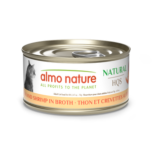 Almo Nature HQS Natural Tuna with Shrimp 2.47oz