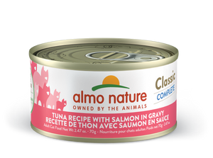 Almo Nature Classic Complete Tuna with Salmon in gravy 2.47oz