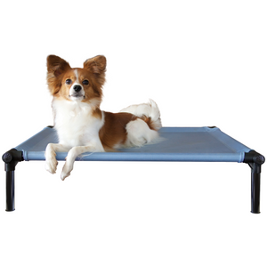 Starmark Dog Zone Medium Sky Blue Raised Cot Bed