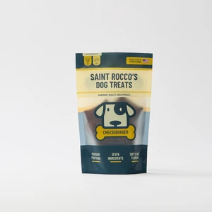 Saint Rocco’s Dog Treats Cheeseburger 16oz