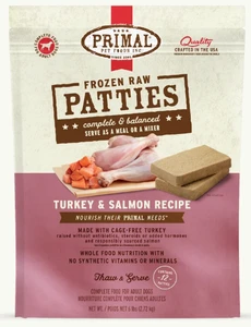 Primal Turkey & Salmon Patties 6lb