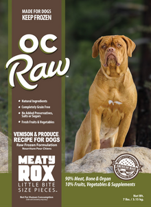 OC Raw Meaty Rox Venison 7lb