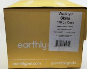 Earthly Pet Company Flat Walleye Skins 1lb