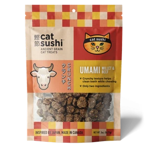 Earthly Pet Company Cat Sushi Crunch Umami Millet and Beef 2oz