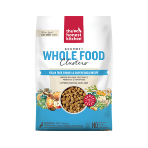 Honest Kitchen Whole Food Clusters Grain Free Turkey Dog Food 20lb
