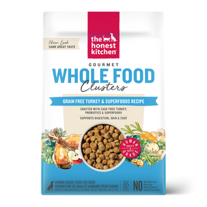 Honest Kitchen Whole Food Clusters Grain Free Turkey Dog Food 5lb
