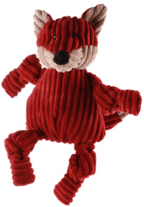 HuggleHounds Large Woodland Knotties Fox Dog Toy