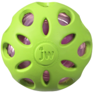 JW Pet Medium Crackle Ball Dog Toy