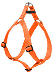 Lupine Step-In Dog Harness Orange 3/4" 20-30