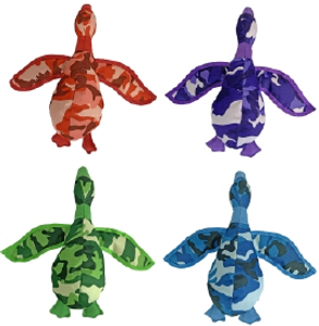 Multipet Camouflage Duck Ballistic Style Nyon & Sqeaks Dog Toy 13"