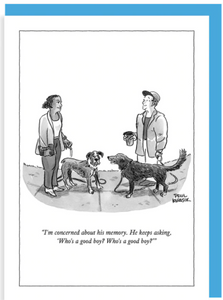 New Yorker Card Who's A Good Boy