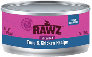 Rawz Shredded Tuna & Chicken Canned Cat Food 3oz