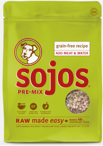 Sojo's Grain Free Fruit Vegetable Mix A Meal Dog Food 8lb