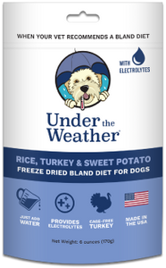 Under the Weather Turkey & Rice Sweet Potato with Electrolytes 6oz.