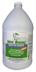Wee Away Green Tea Stain & Odor Remover 1 Gallon