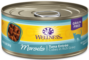 Wellness Morsels Tuna Complete Health Entree Canned Cat Food 3oz
