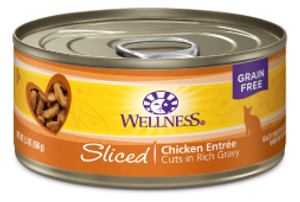 Wellness Sliced Chicken Complete Health Entree Cat Food 5.5oz