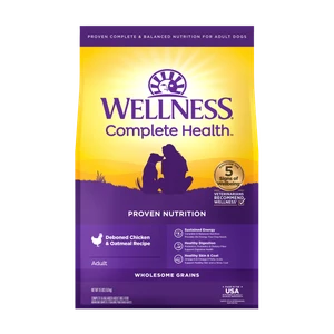 Wellness Complete Health Chicken Dog Food 15lb