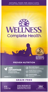 Wellness Complete Health GF Chicken Age Advantage Senior Dry Cat Food 5lb-8oz