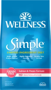 Wellness Simple Salmon Dog Food 24lb