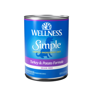 Wellness Simple Turkey Potato Dog Food 12.5oz
