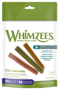 Whimzees Extra Small Stix Dental Chew 14.8oz