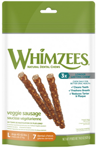 Whimzees Large Sausage Stick Dental Chew 14.8oz