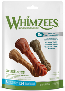 Whimzees Small Toothbrush Dental Chew 7.9oz
