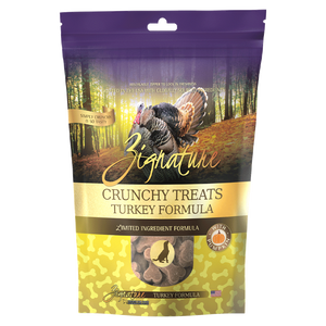 Zignature Ziggy Crunchy Treats Turkey Dog Treat 12oz