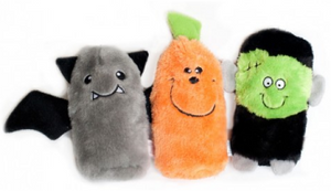 Zippy Paws 3Pk Halloween Buddies Halloween Dog Toy