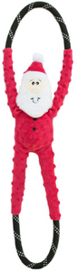 Zippy Paws Santa Ropetugz Holiday Dog Toy