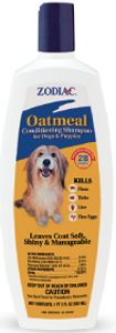 Zodiac 18oz Oatmeal Shampoo for Dogs or Puppies