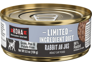 Koha Limited Ingredient Diet Rabbit Pate Cat Food 5.5oz