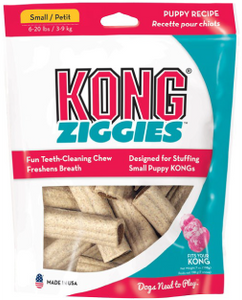 Kong xz61 7oz Small Puppy Ziggies Dog Toy