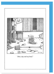 New Yorker Card Dog / Took My Bowl